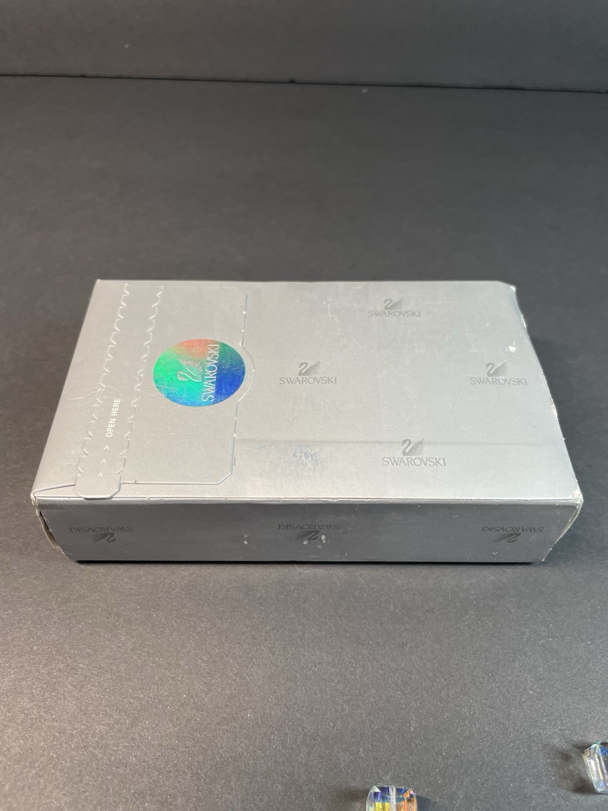 144 Factory Pack Swarovski Crystal 5601 AB Square 10mm Beads Aurora Borealis