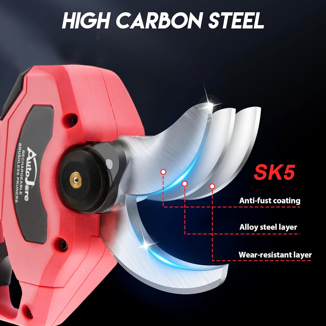 For Milwaukee M18 Battery Cordless Electric Pruning Shears Gardening Trimmer