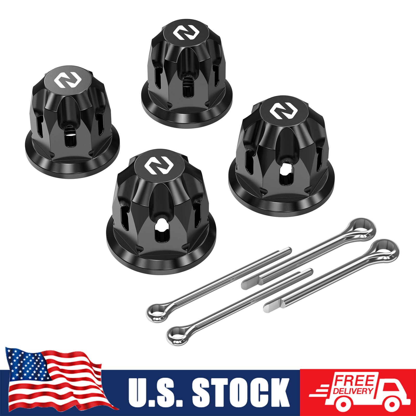 NICECNC Front + Rear Wheel Axle Nuts For Honda TRX400X 09-14 TRX250X 2009-2023