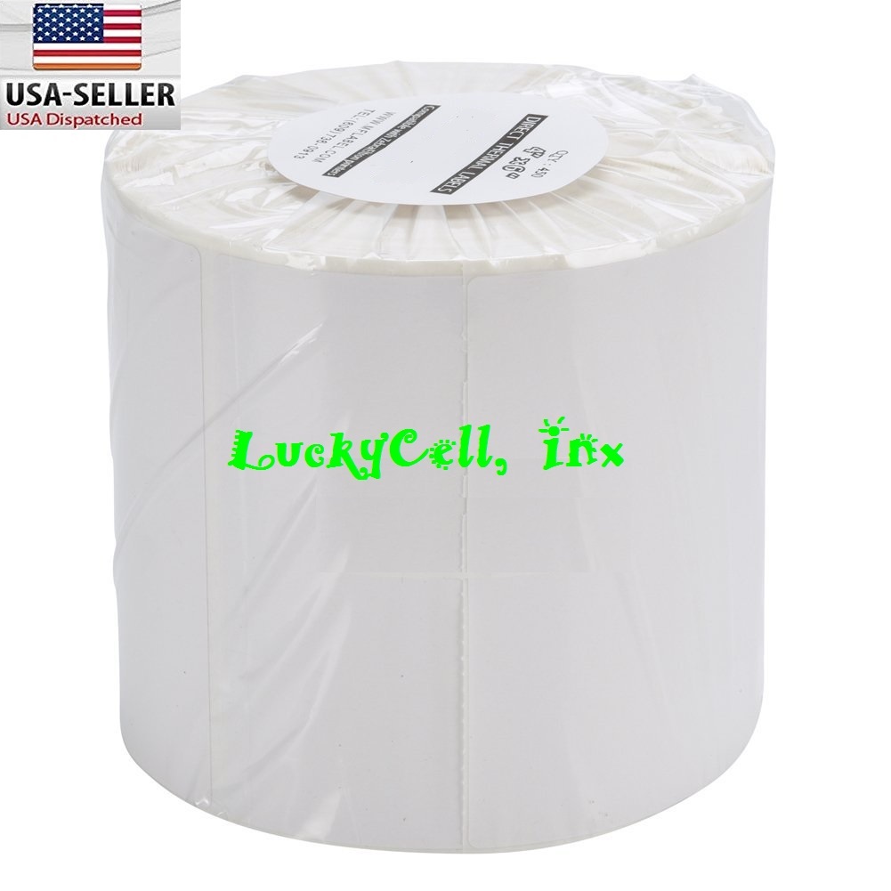 20 Rolls Direct Thermal Shipping Labels 500/roll 4x6 For Zebra ZP450 Eltron 2844
