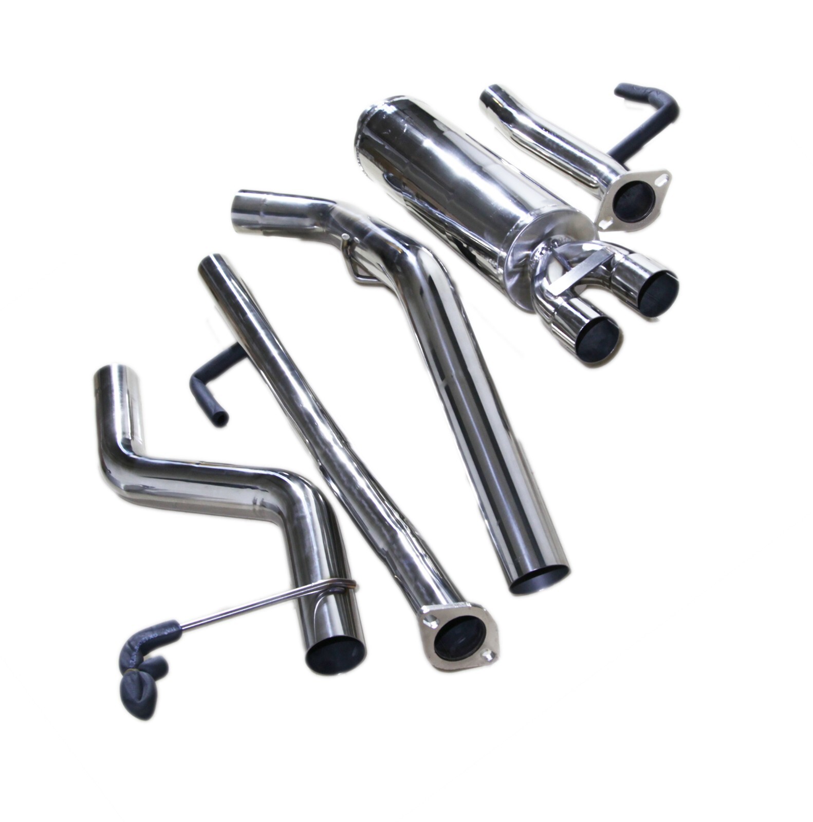 3"SS Catback Exhaust fit 2009-2021 Toyota Tundra Crew Cab 4.6L 5.7L V8 NO Tip