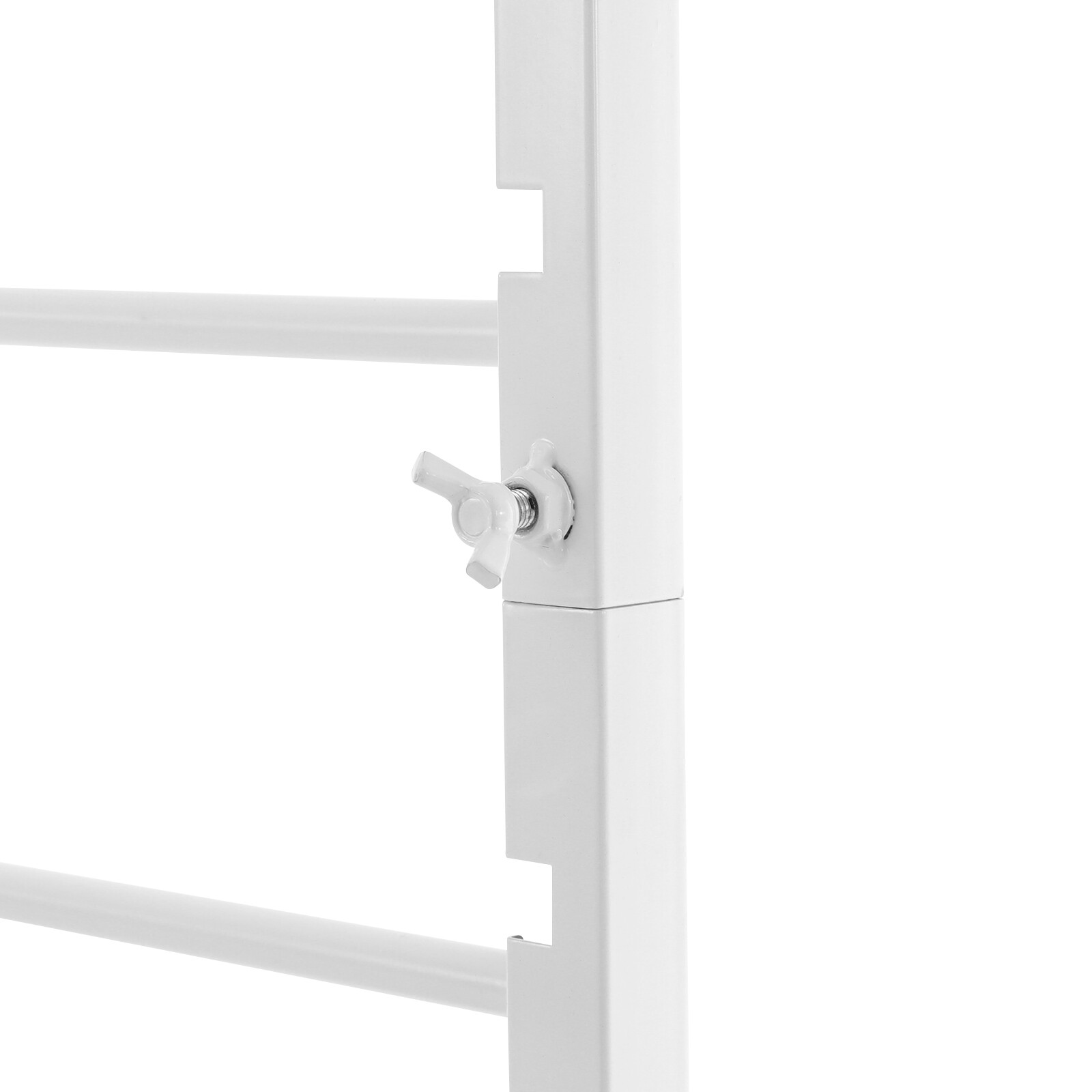 16 Tier White Double Sided Ribbon Organizer Large Capacity Ribbon Storage Holder