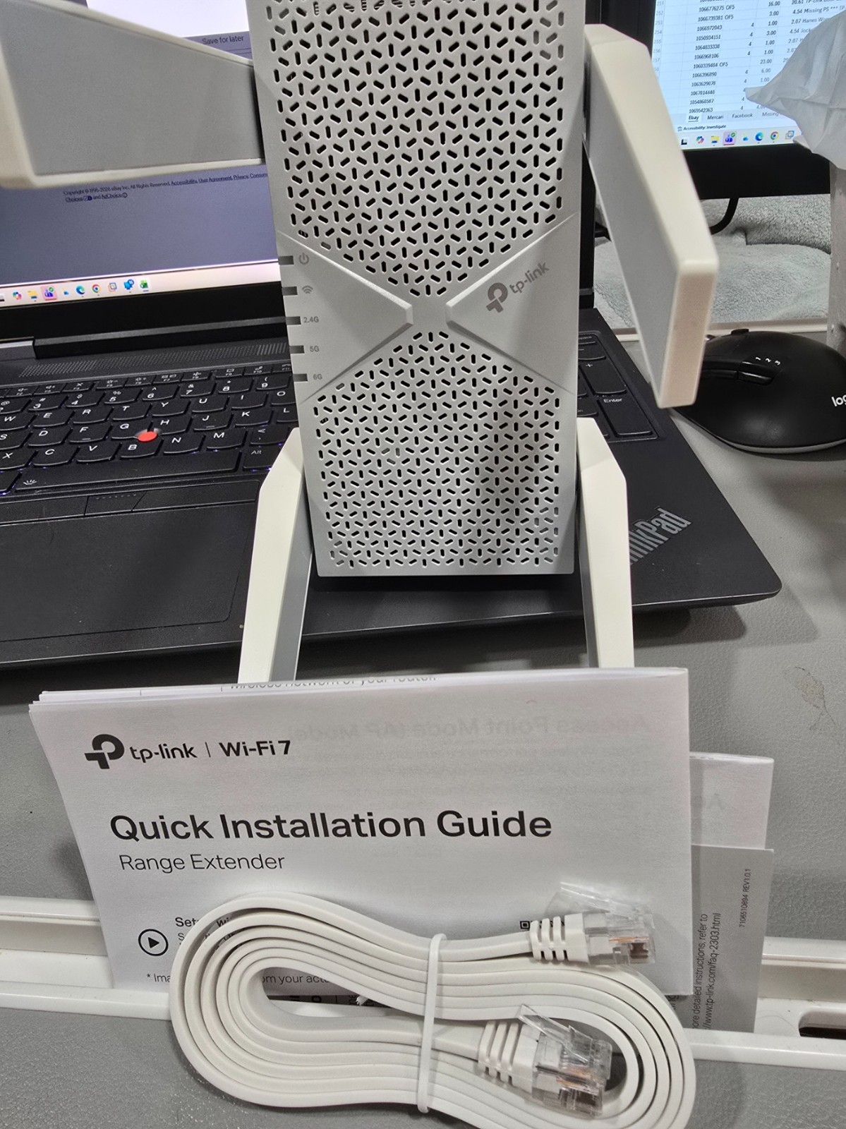 TP-Link BE10000 Wi-Fi 7 Range Extender RE653BE | 10 Gbps Tri-Band