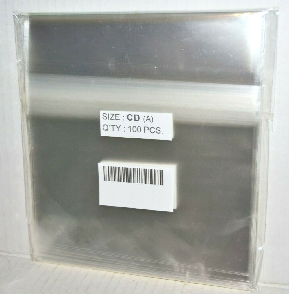 100 CD Jewel Cases Resealable Plastic Bags Sleeves PlayStation 1 PS1 Dreamcast