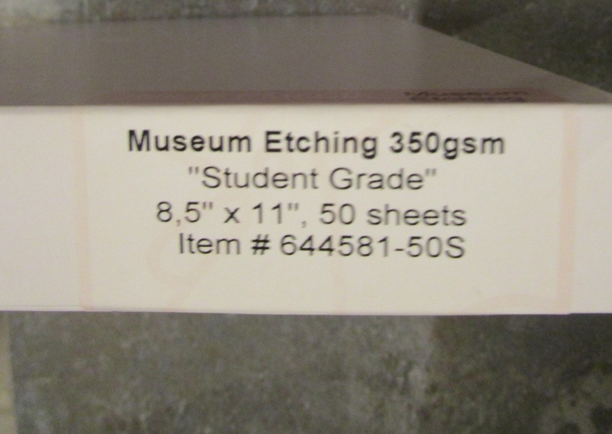 Hahnemühle Museum Etching 350gsm FineArt Inkjet Paper 8.5x11 50 Sheets Sealed