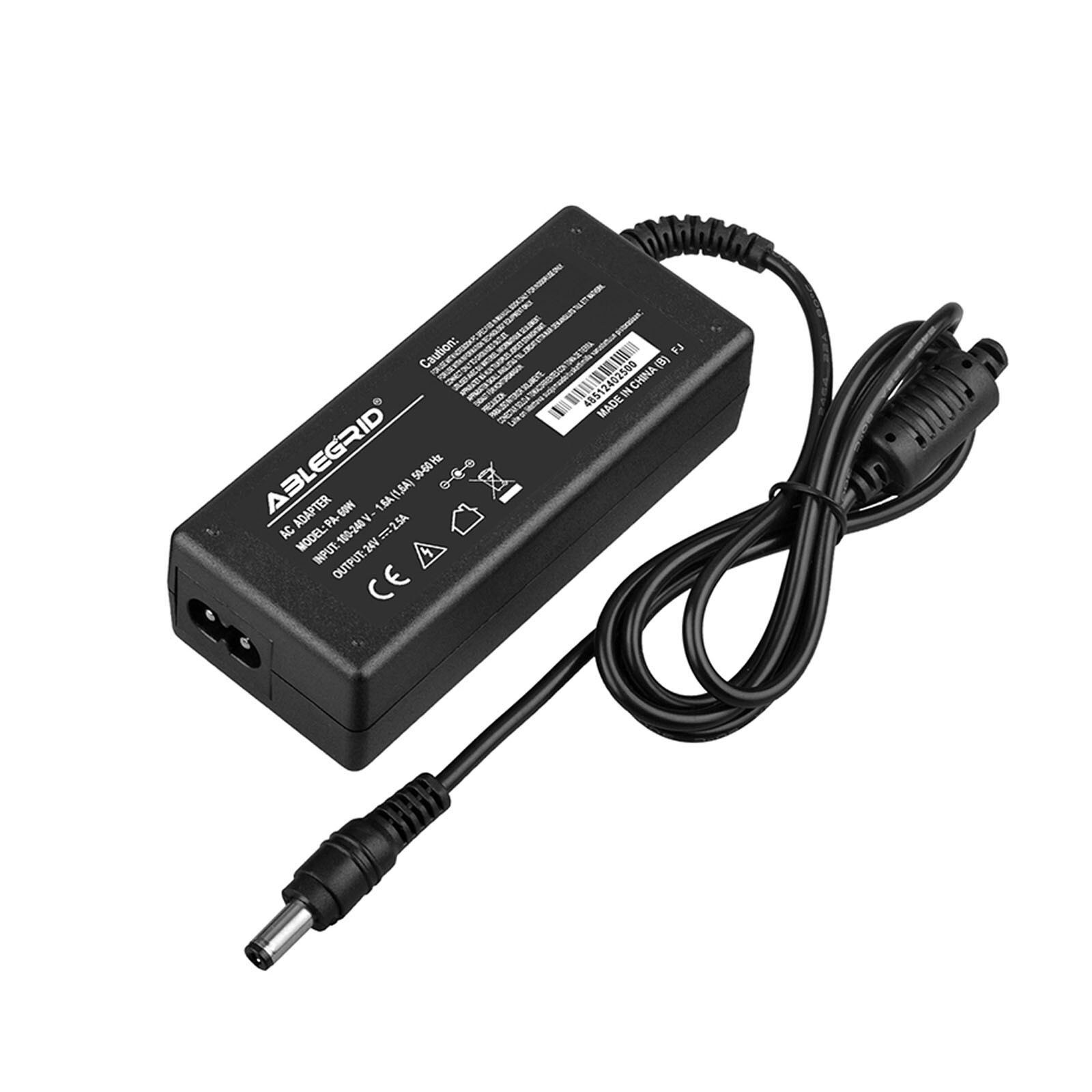 24V 2.7A AC/DC Adapter Charger for Vizio Sound Bar SoundBar Power Supply Cord