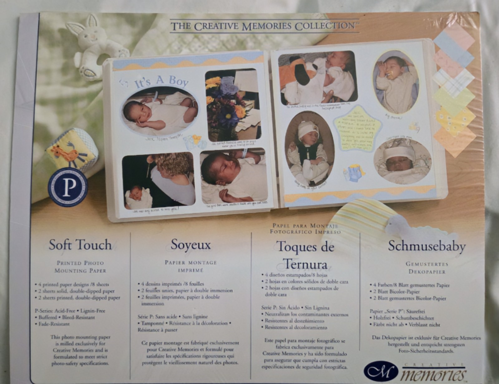 Creative Memories 10 X 12 and 12x12 Photo Mount Paper & Paper Sets-NEW