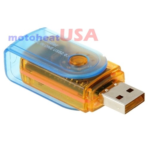 All In One Micro SD to USB Multi-Card Memory Card Adapter Reader Supports 128GB