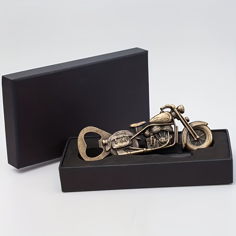 Vintage Motorcycle Beer Bottle Opener -Unique Gift for Bikers & Beer Enthusiasts