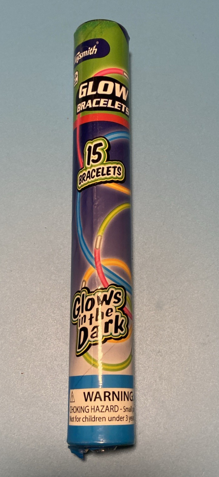 Glow Stick 15 Piece Braclet In Tube - For Parties Concerts Nightclubs Camping