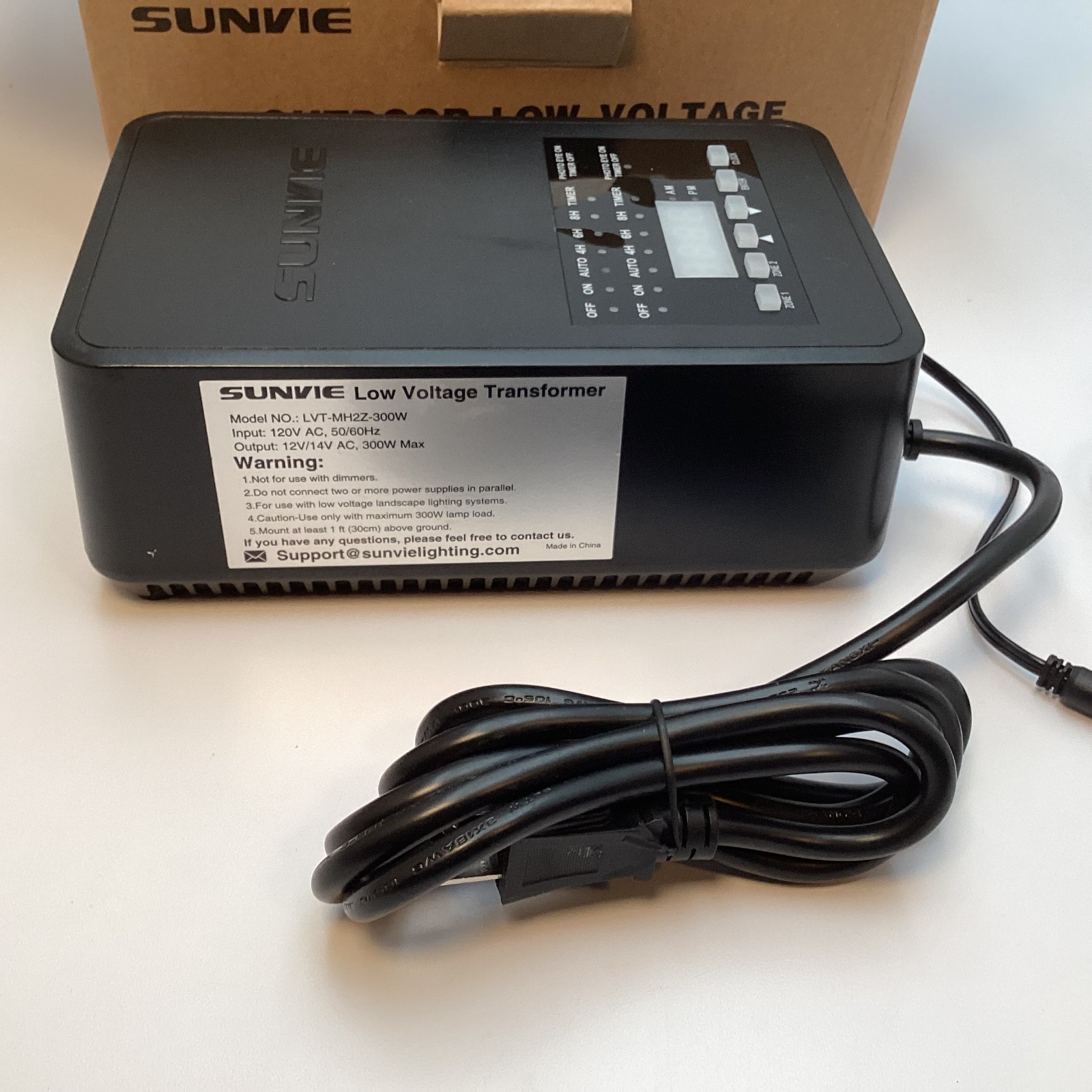 SUNVIE LVT-MH2Z-300W Landscape Transformer 12V/14V AC 300W – Works – w/ Box