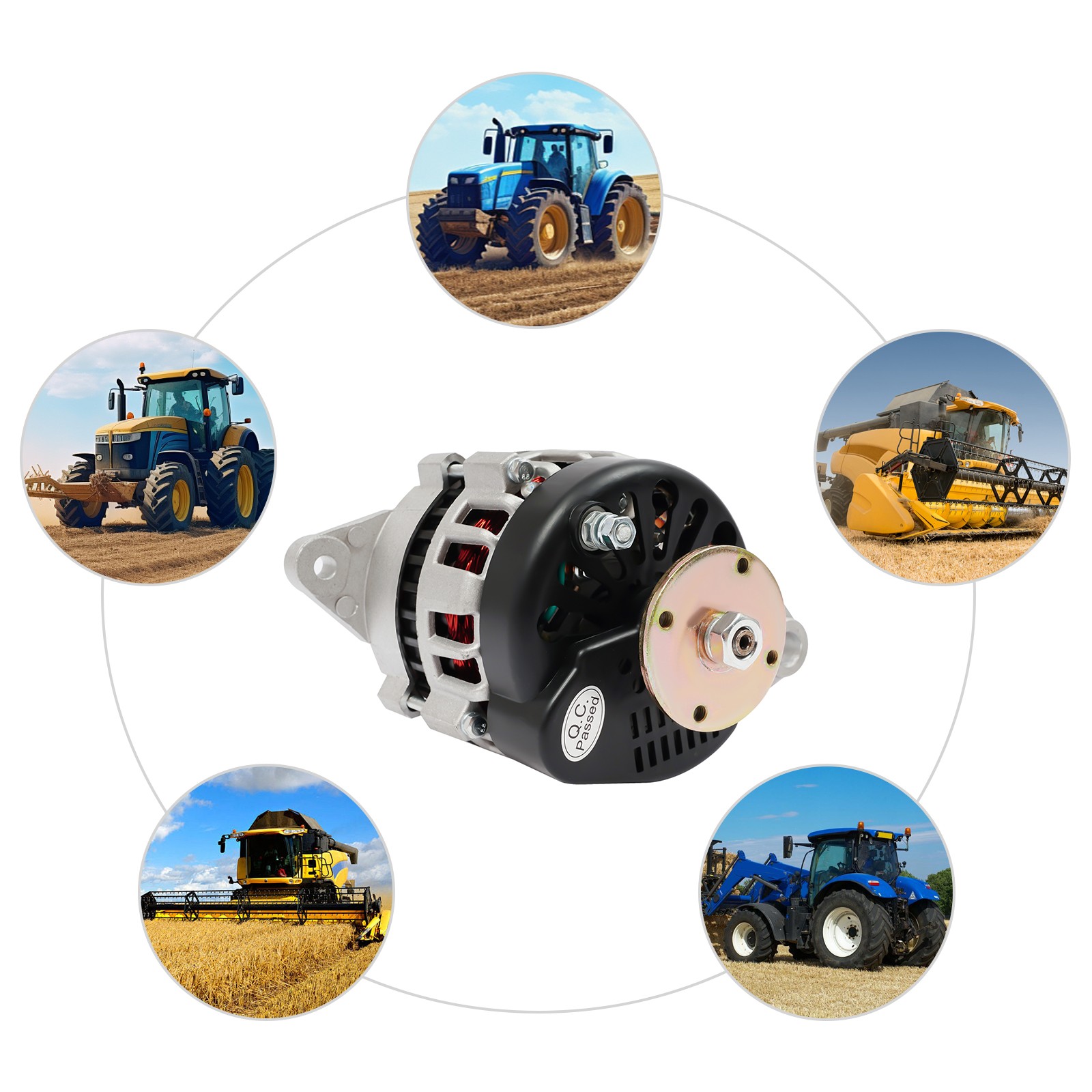 Permanent Magnet Synchronous Generator DC Low Rpm Alternator Charging 2000W