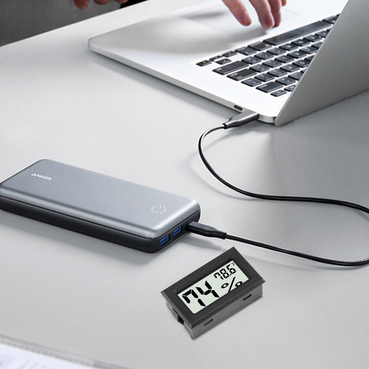 5PCS Digital LCD Indoor Temperature Humidity Meter Thermometer Hygrometer Tester