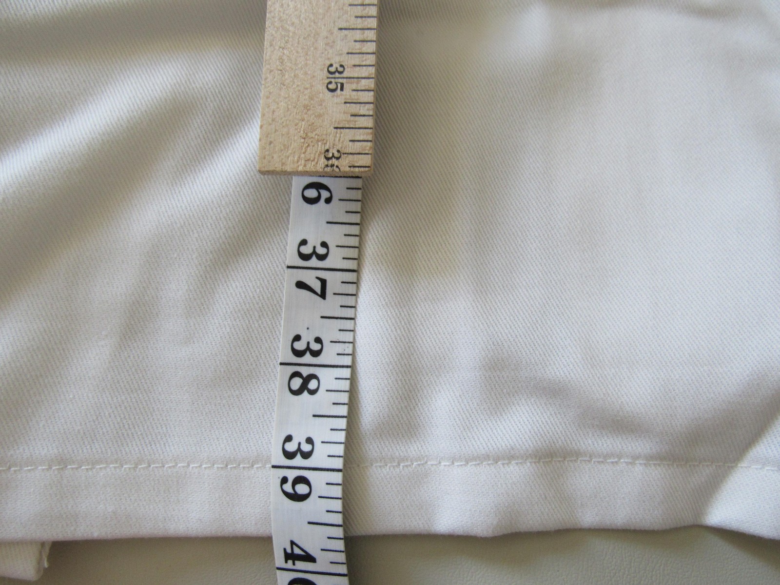 Lab Coat Long Jacket Mens 44 White 100% Cotton Medical Doctor Pockets 22-2WT