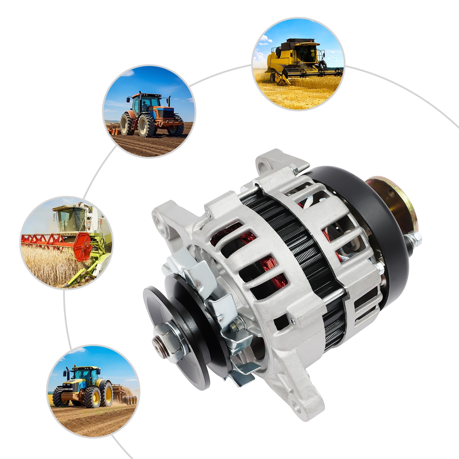 2000W Permanent Magnet Synchronous Generator DC Low Rpm Alternator Charging