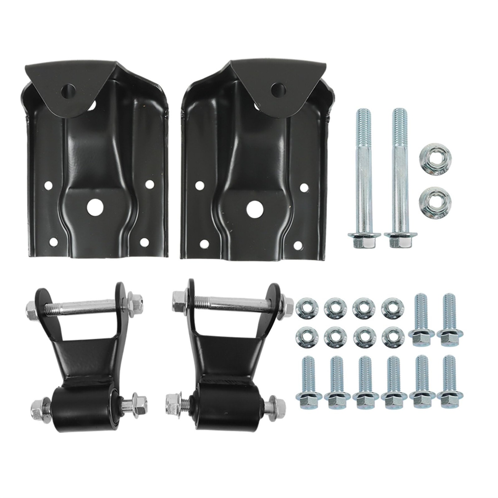Leaf Spring Hanger Bracket Shackle Kit for Silverado Sierra 1500 1999-2013