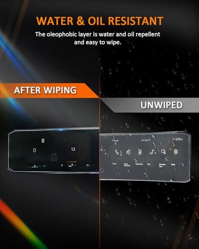 4Pcs for 2025 2026 Kia Carnival Screen Protectors, 12.3 Inch Touchscreen All