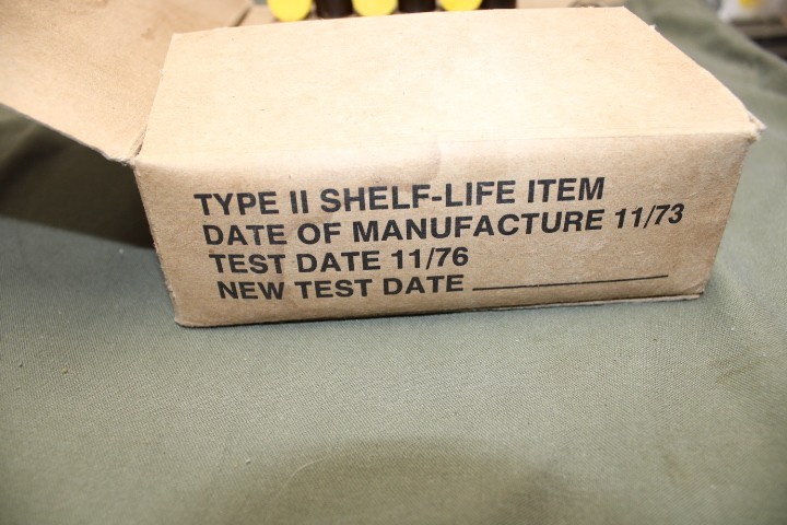 6 US Military Issue Vietnam Era Rifle Grease Pods M1 Rifle Butt Stock 6 NOS