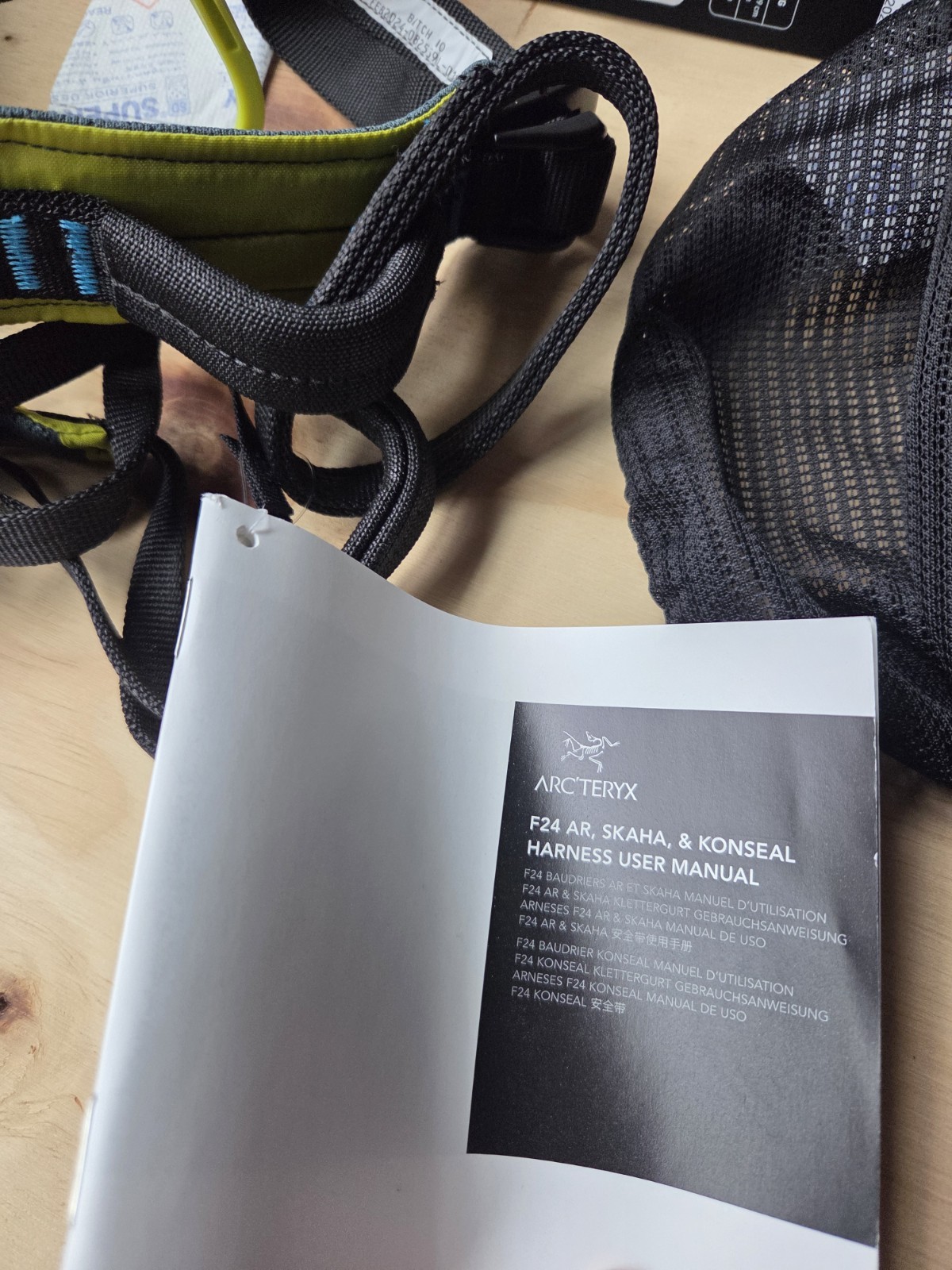 NWT Arc'Teryx Skaha Men's Large Harness Rock Gym Climbing