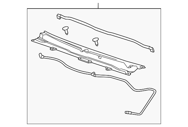 Genuine Air Inlet Grille Panel 23207952
