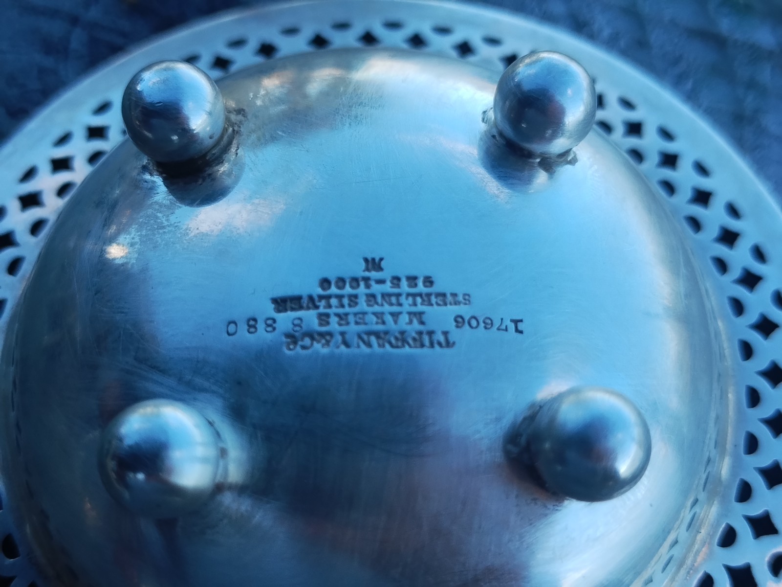 Antique TIFFANY & CO Sterling Miniature Bowl