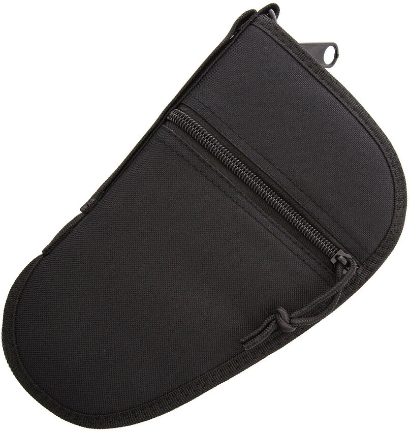 Zip Up 9.5" Pistol Case Black Cordura Construction + Soft Lining gun ac184