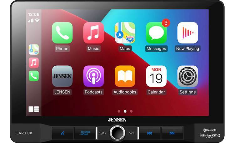 Jensen CAR910X Multimedia Receiver w/ Apple Carplay & SiriusXM-Ready
