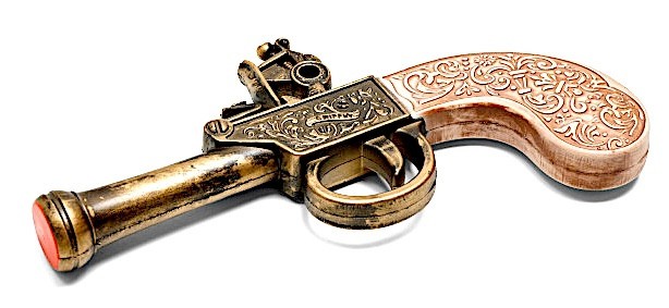 10" New! Foam Vintage 18th Century BRITISH English FLINTLOCK Replica Pistol GUN