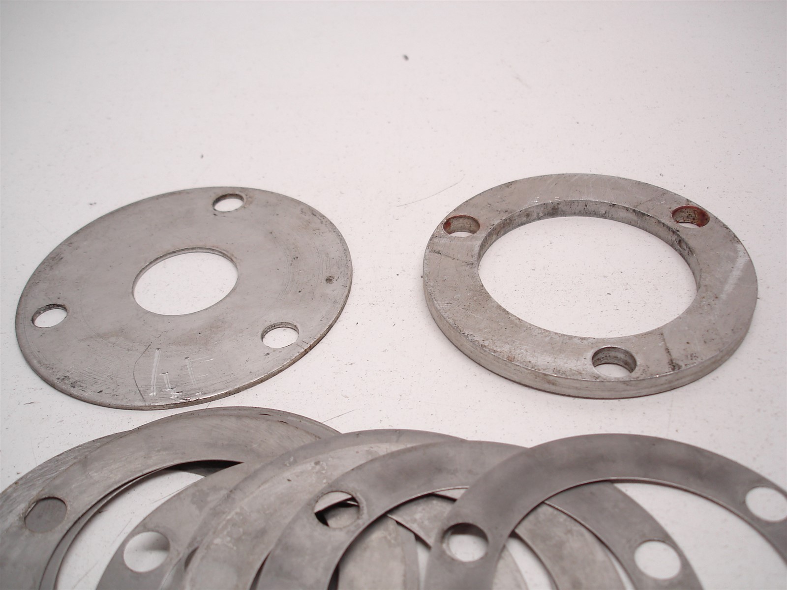 NASCAR CV PRODUCTS BILLET ALUMINUM DUAL V-BELT WATER PUMP PULLEY SET W/ SHEAVES