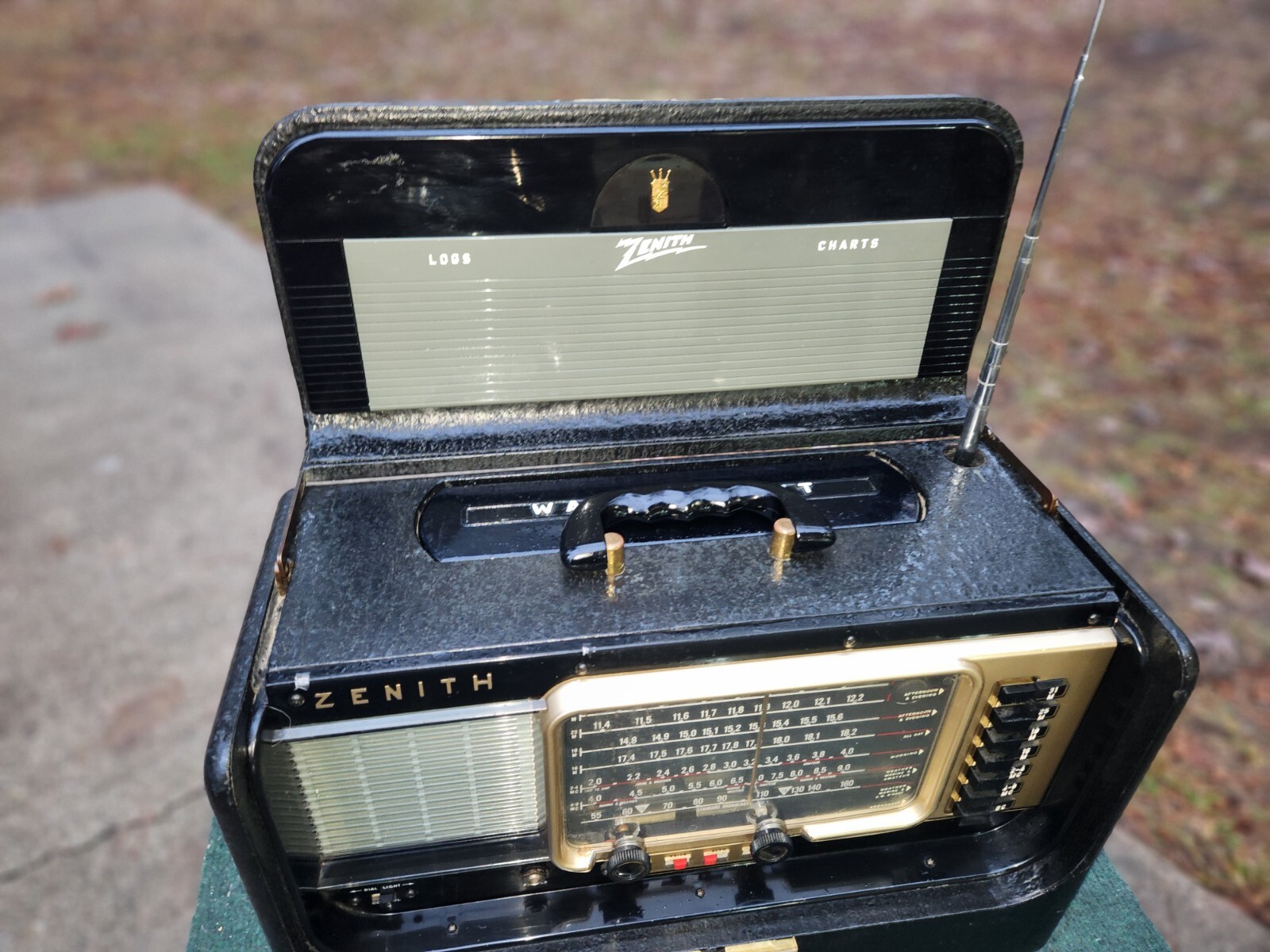 Mid-Century ZEINTH TRANSOCEANIC Multi-Band Radio ~ Model B600 ~ 1959/1962