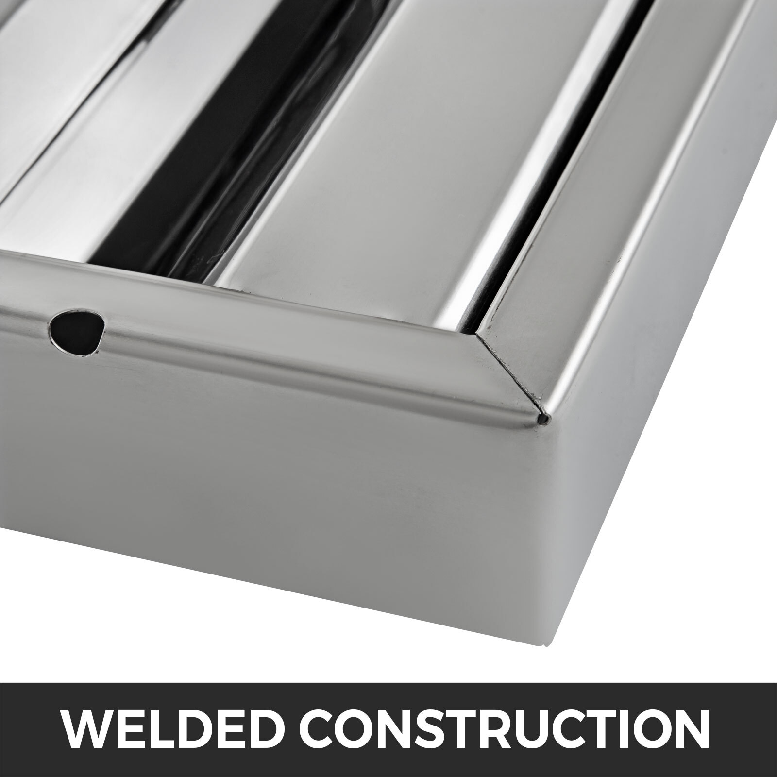 VEVOR 6Pack 20"x25" Stainless Steel Hood Grease Commercial Exhaust Filter Baffle