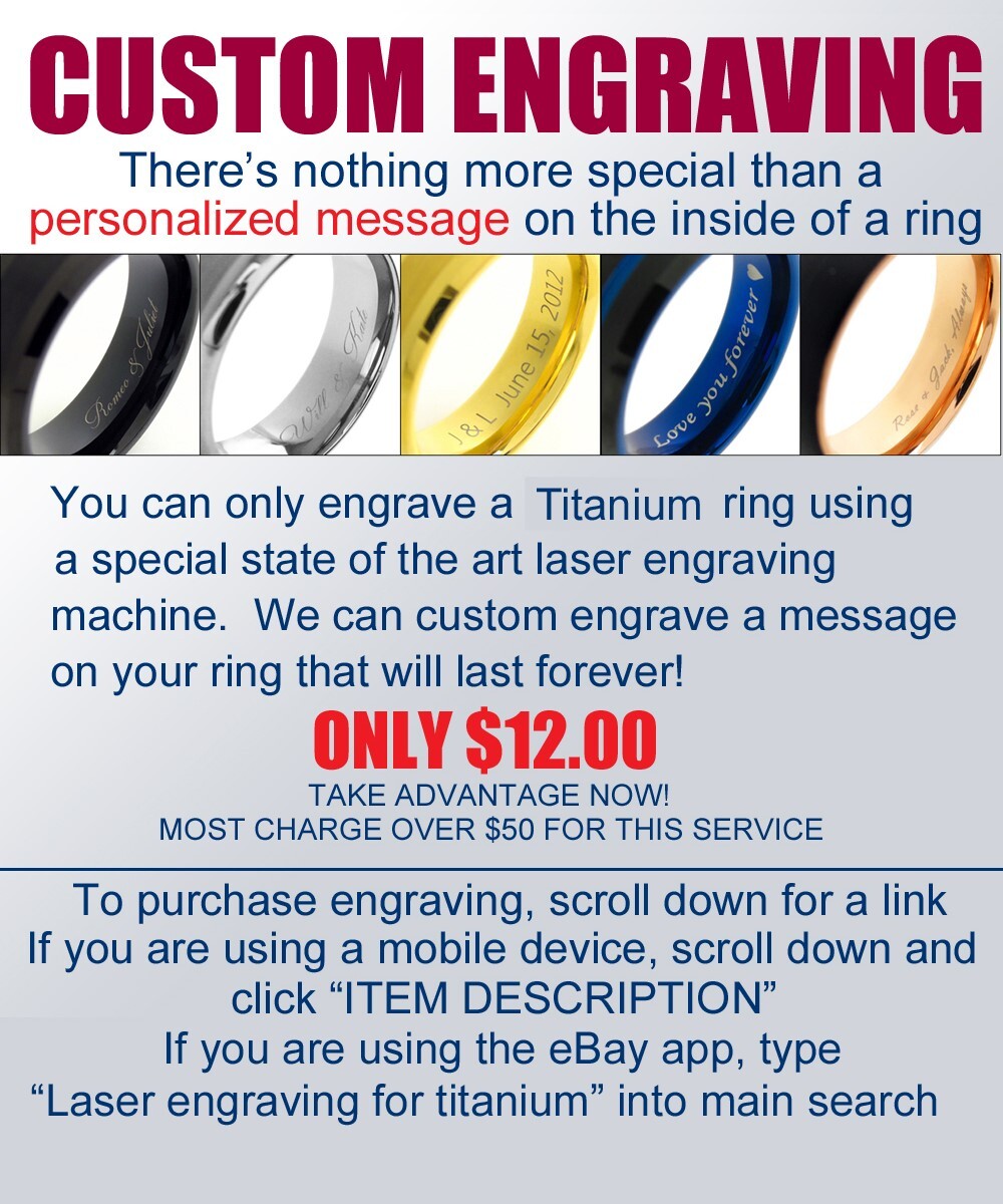 8mm Titanium Men's 1.8 Carat Princess Cut CZ Brushed Center Wedding Band Ring