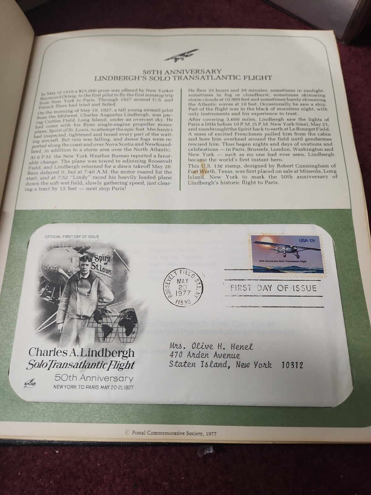 First DAY Postal Commemorative Society Stamp Book Covers Stamps 1975-77