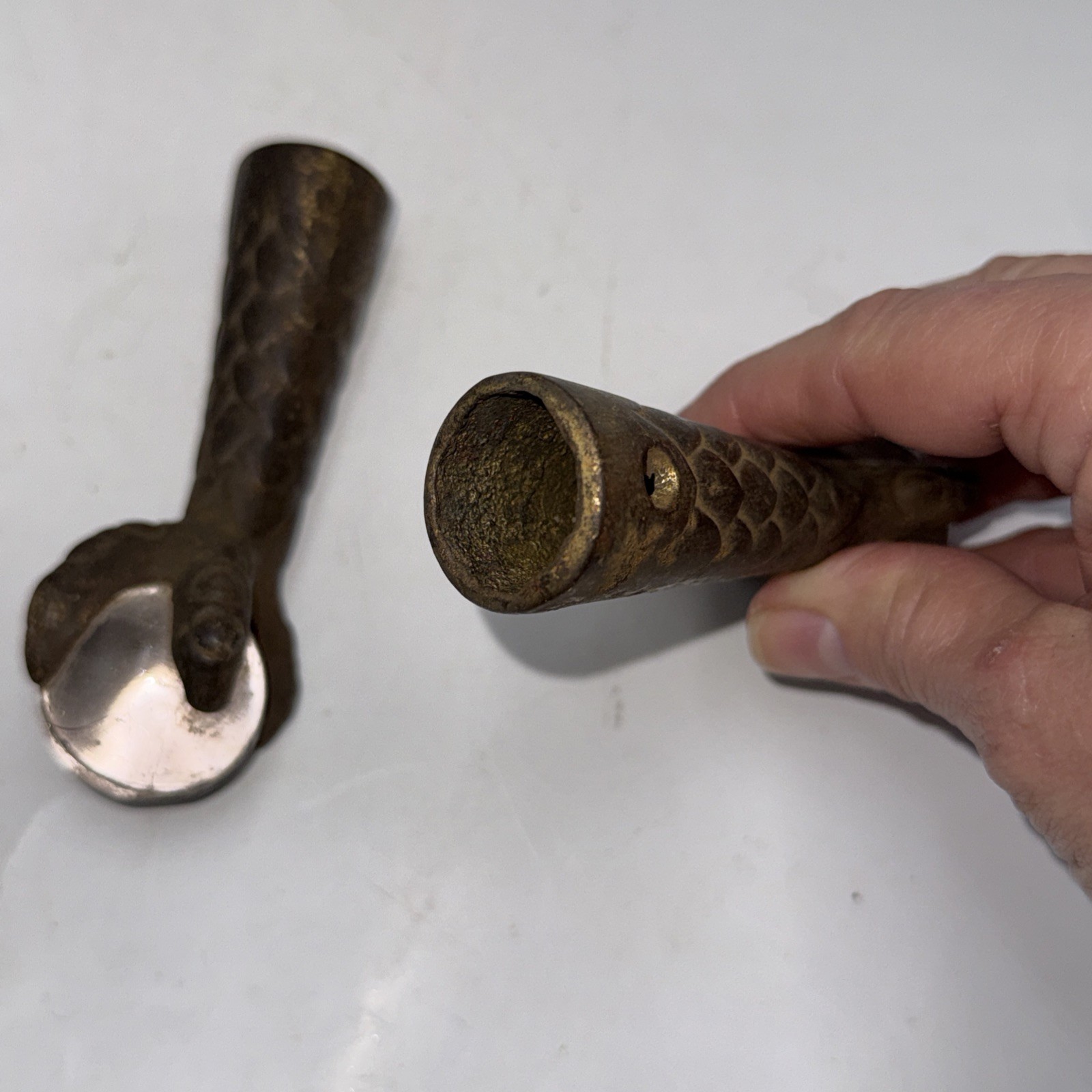 3 Cast Iron Claw And Ball Feet For Stool Or Table