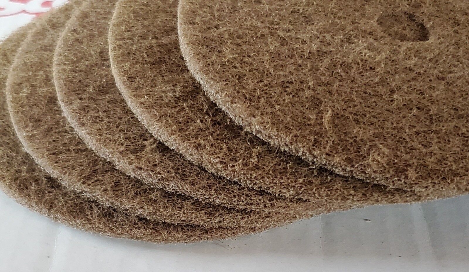 (5) 6” Scotch-Brite Cut & Polish Finishing Disc Very Fine Alum Oxide 3/4” Arbor