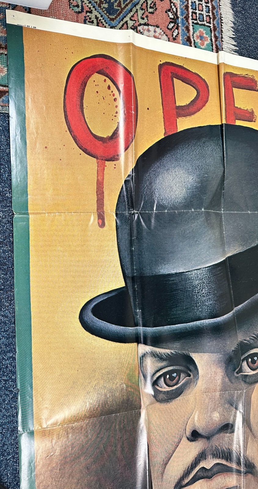 Vintage "The Three Penny Opera" Vivian Beaumont Theater Poster by Paul Davis