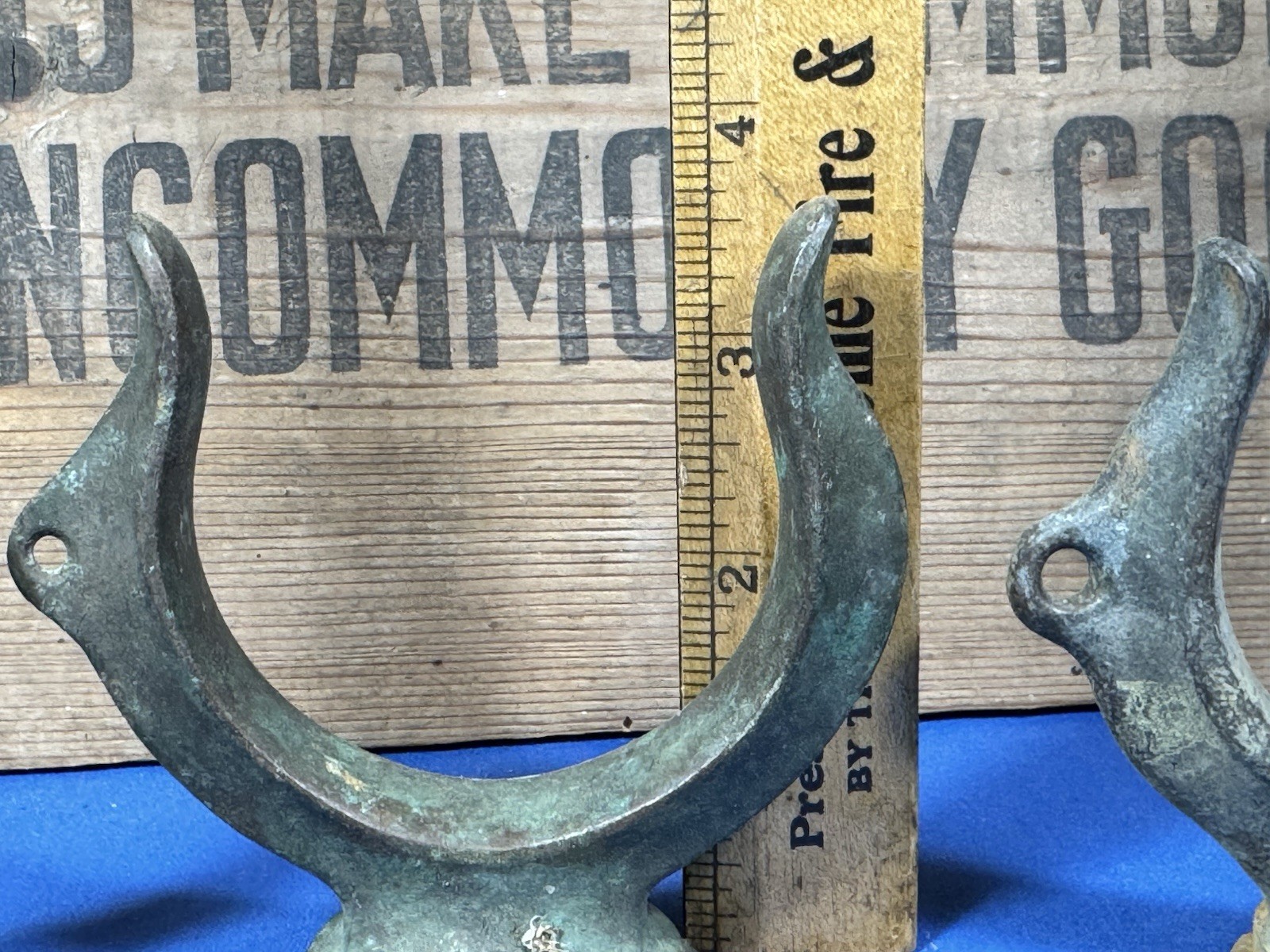 5 Vintage Oar Locks ~ 3 Bronze & 2 Galvanized ~ Belfast, ME Estate Find