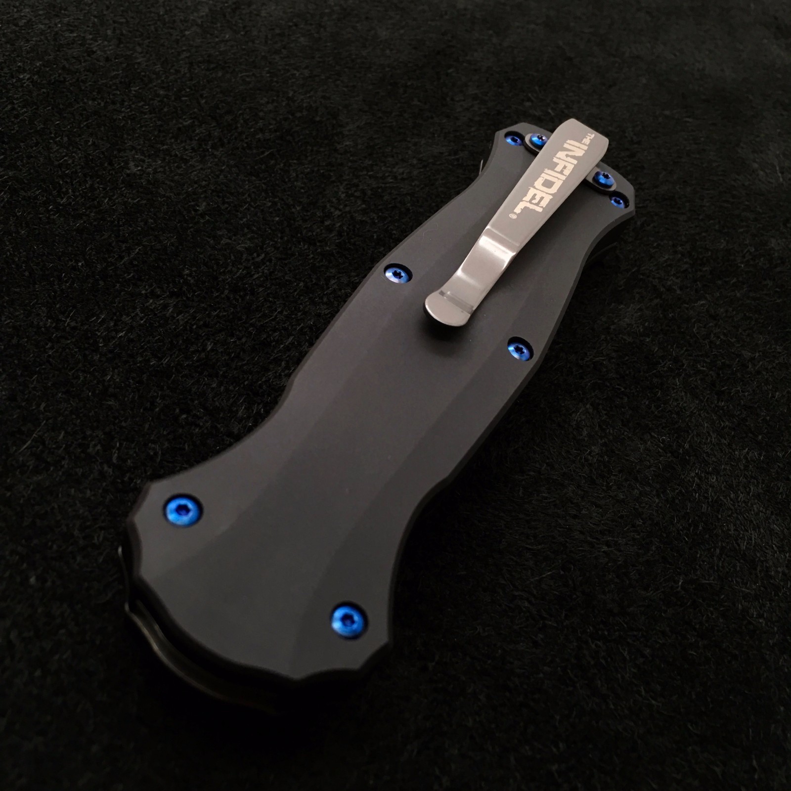 Titanium blue ] Screw Set ] ~ (No Knife) 14 Screws for Benchmade 3300 Infidel