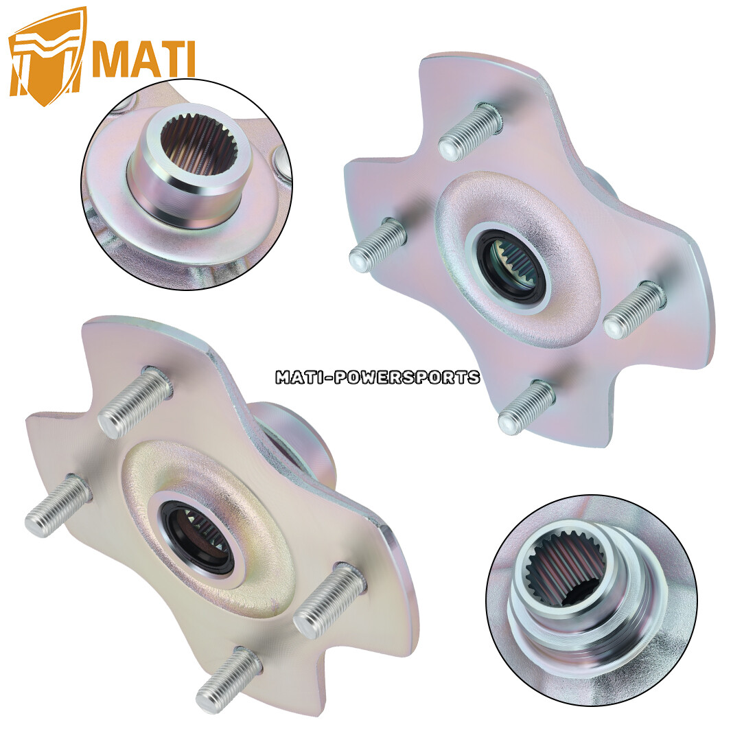 Rear Axle Shaft Wheel Hub for Honda TRX450ES TRX450S Foreman 450 4X4 1998 - 2004