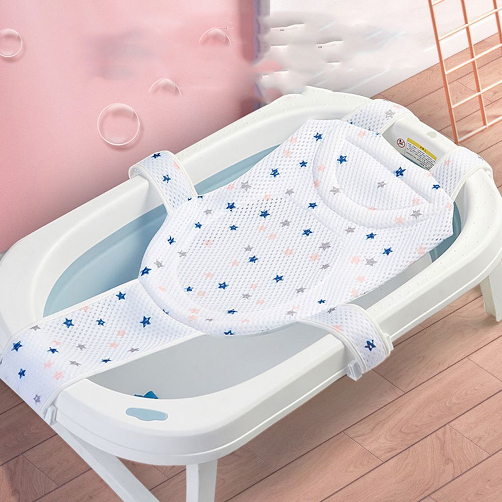 Baby Foldable Baby Shower Bath Tub Pad Non-Slip Bathtub soft Seat Support Mat
