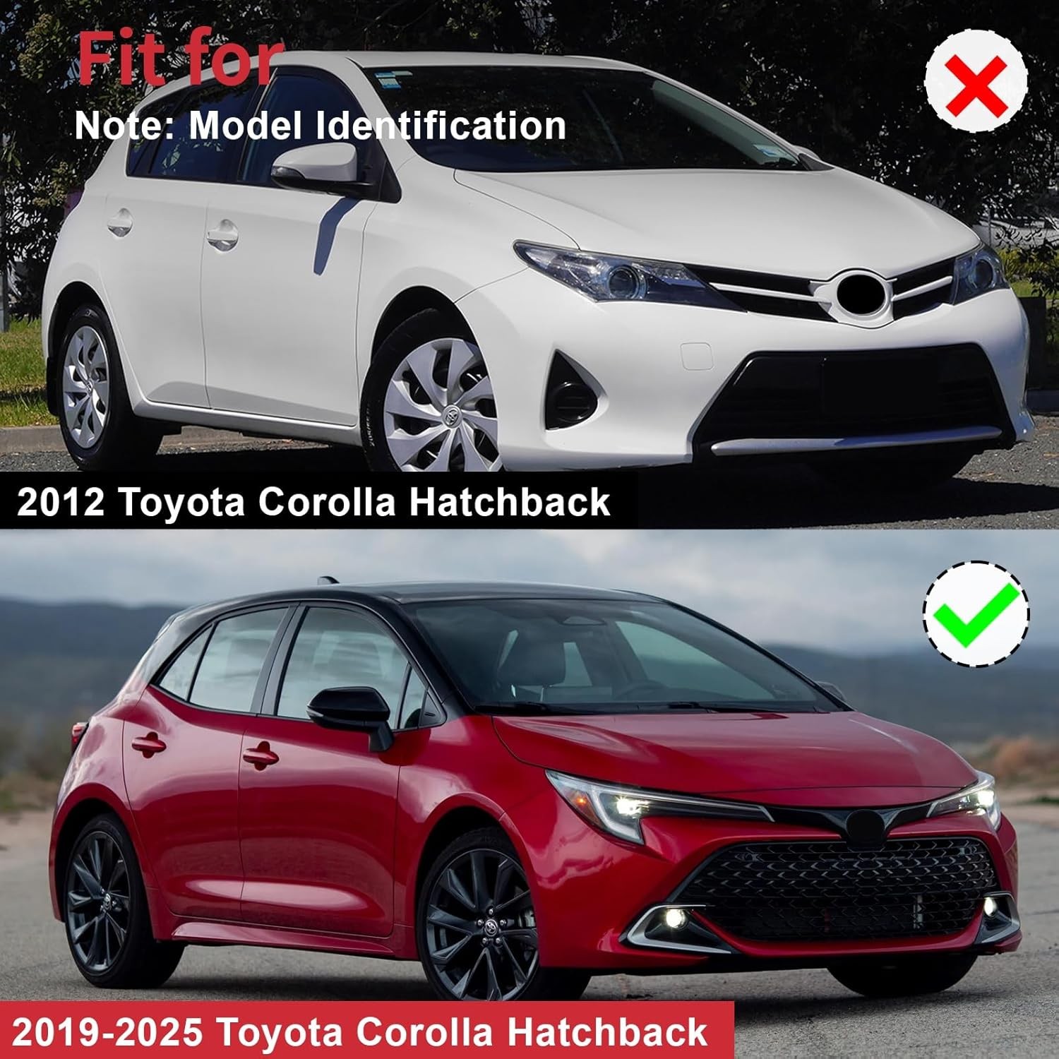 Roof Rack Cross Bars for Toyota Corolla Hatchback 2019-2026 #PW301-02009 Silver