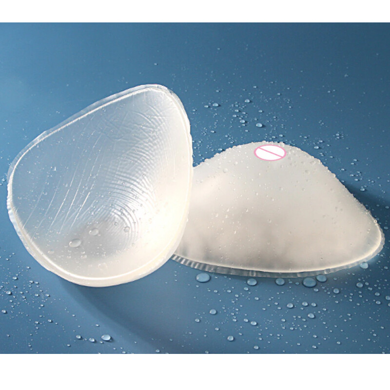 Clear Silicone Breast Form Bra Enhancer Insert Pad for Summer Swimming 1 Piece