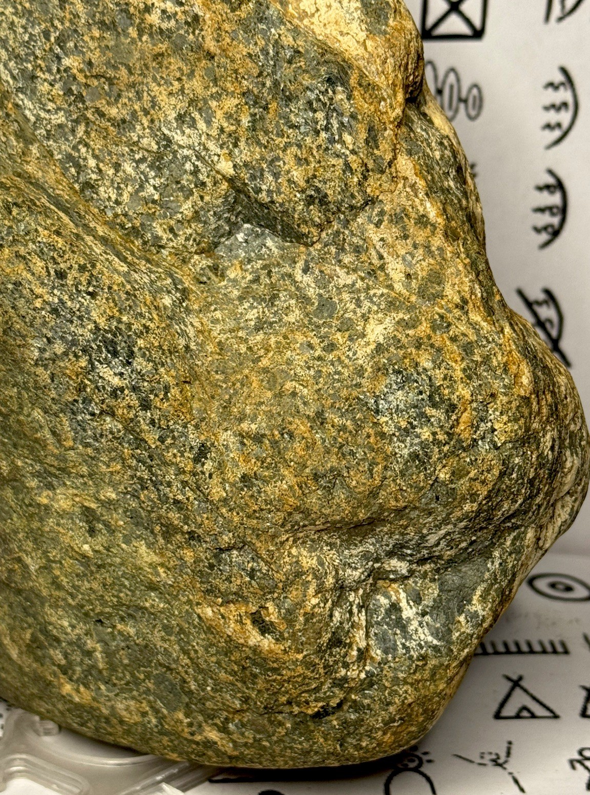 Native American Indian Authentic Artifact Stone Carved Effigy, 8 lb 2 oz • VA