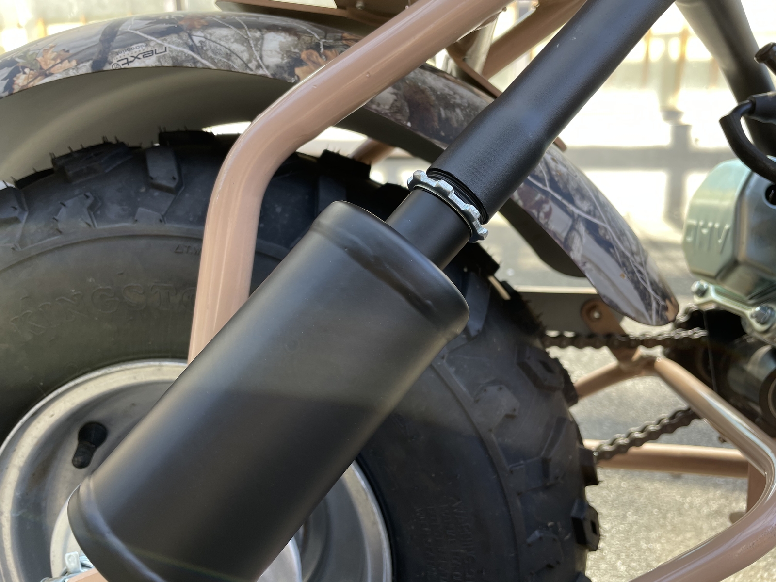 Upgrade Exhaust Pipe W/Muffler For Coleman CT200U 212cc 196cc Go Kart Mini Bike