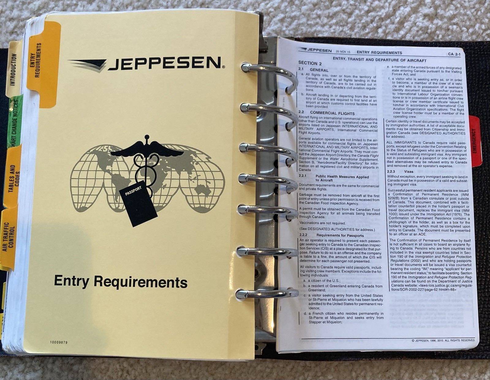 Jeppesen Aviation Vintage UNITED STATES Airway Manual Services 3 Pilot Binders