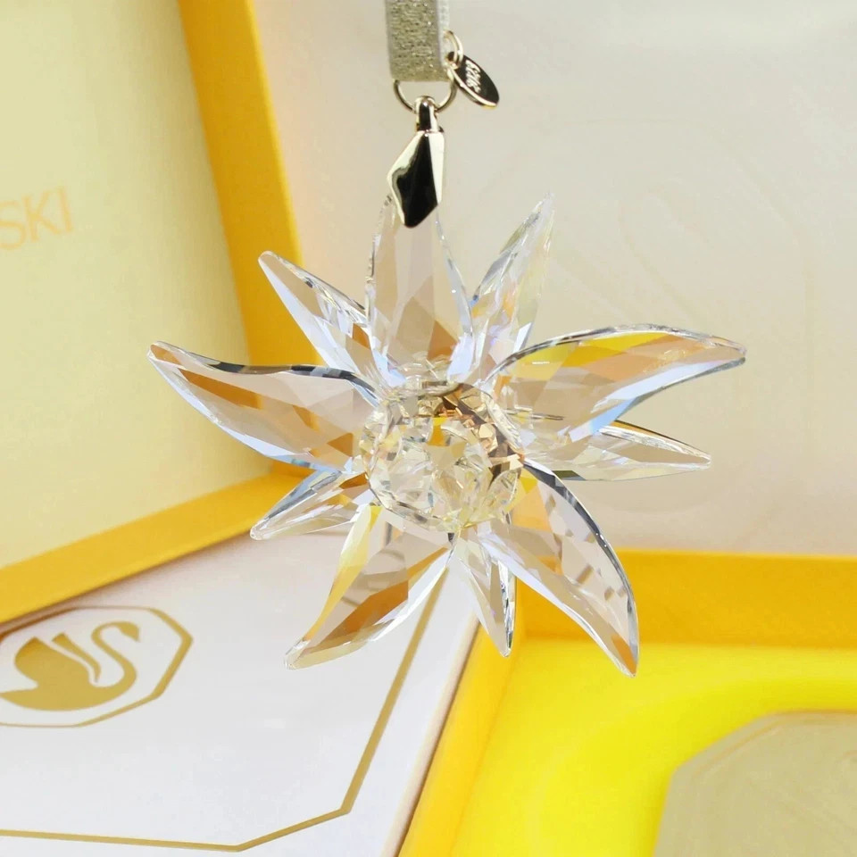 SWAROVSKI 2023 SCS EDELWEISS ORNAMENT #5651063 AUTHENTIC In Box Gifts
