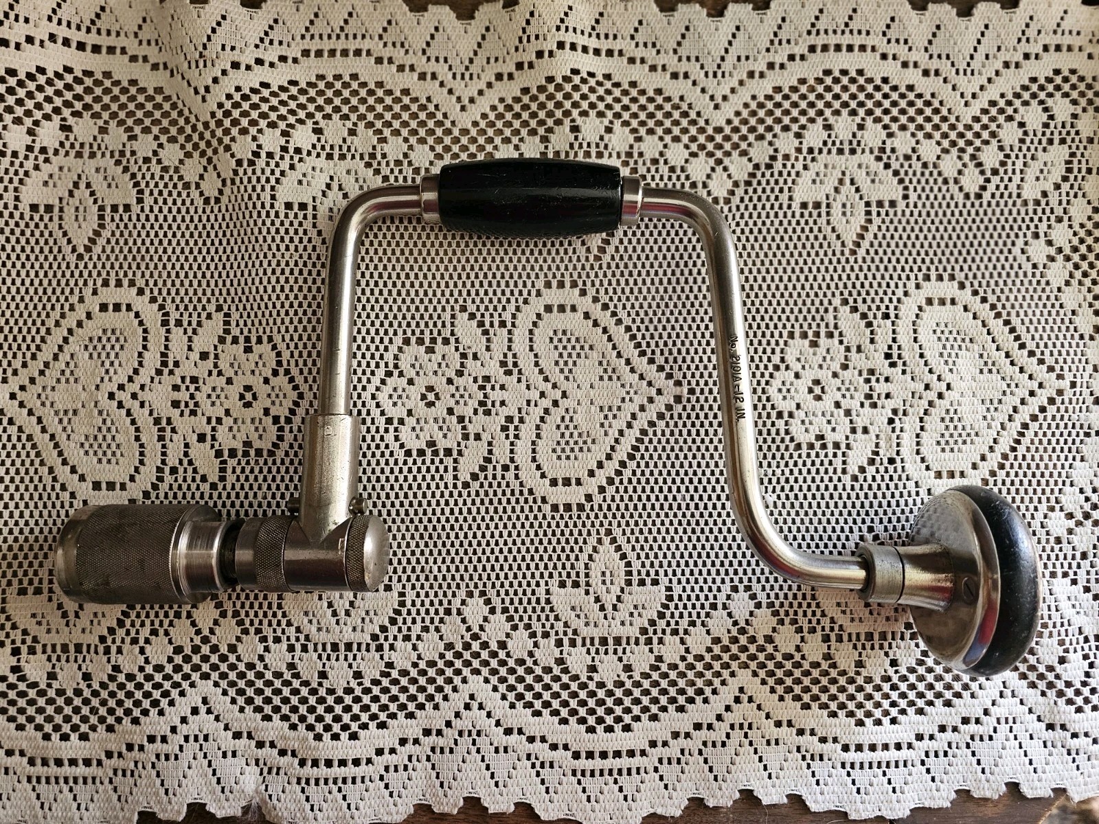 Stanley Yankee No 2101A 12 Inch Sweep Brace Working Collectible Old Tool READ