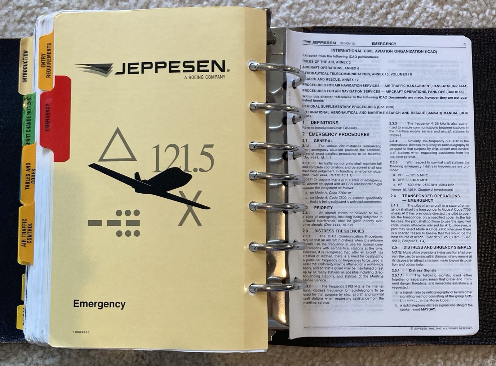 Jeppesen Aviation Vintage UNITED STATES Airway Manual Services 3 Pilot Binders