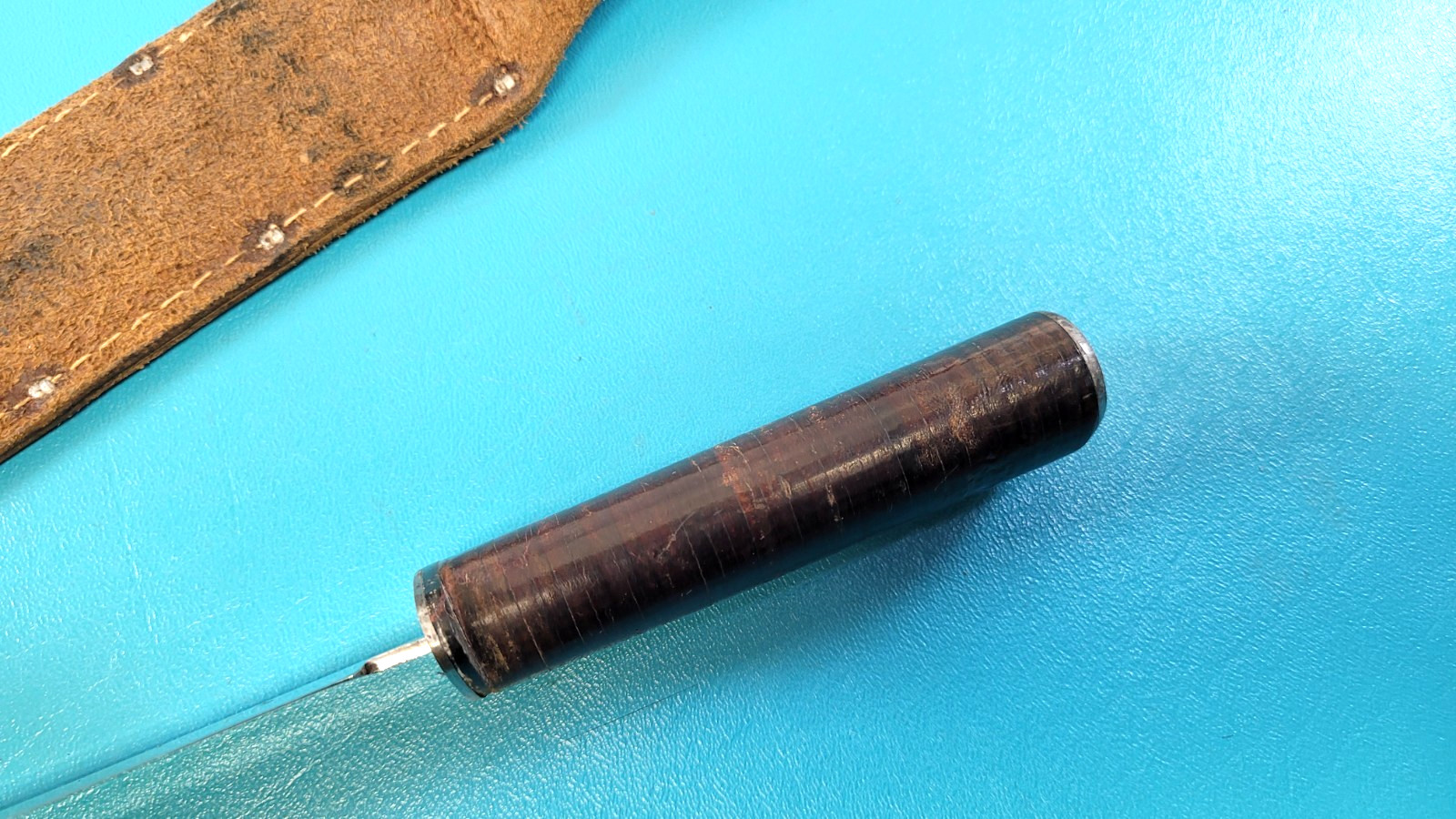 Rare WWII US Military Queen City Commando Knife & Sheath c. 1922-1945 TR530