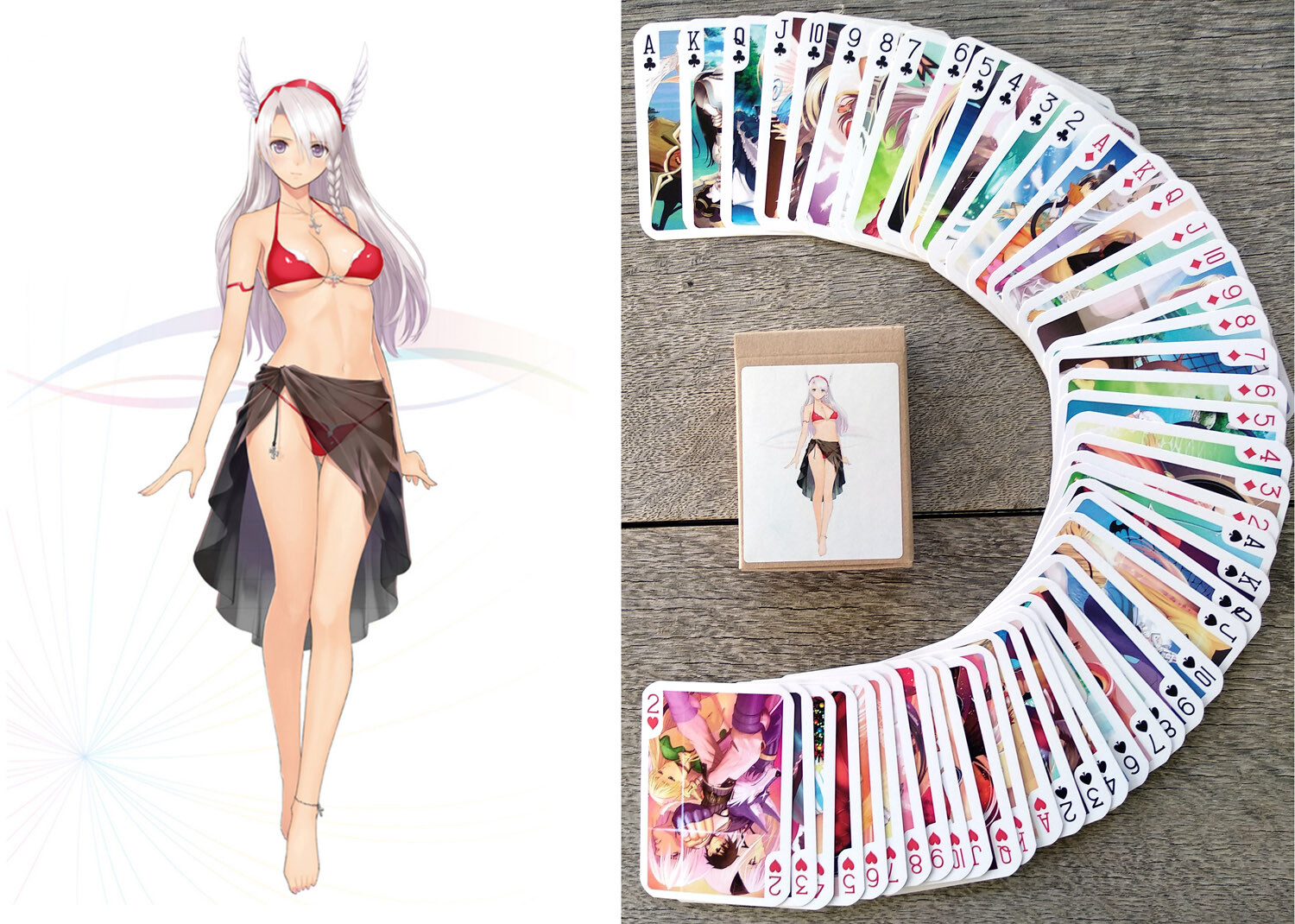ANIME Playing Cards (Poker Deck 54 Cards) SHINING Taka Tony Ecchi Girls 323